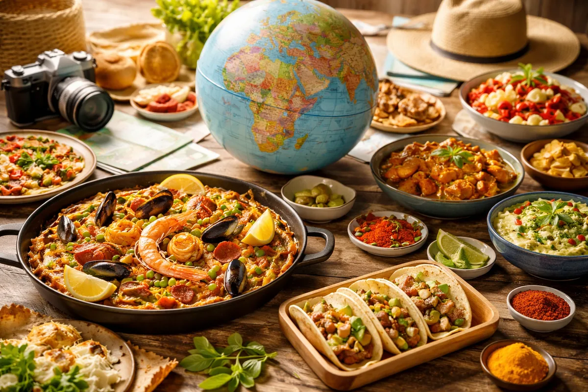 Comment voyager à travers le monde en découvrant des recettes culinaires ?