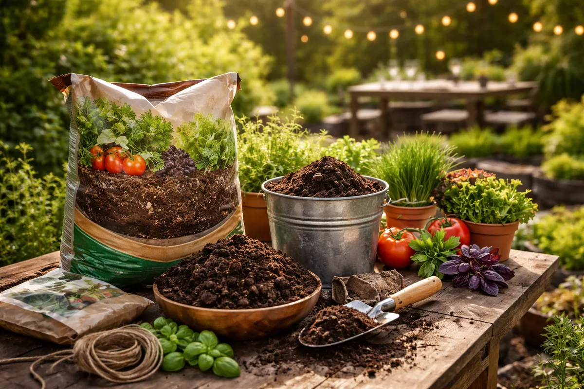 Quel type de terreau choisir pour un jardin bistronomique